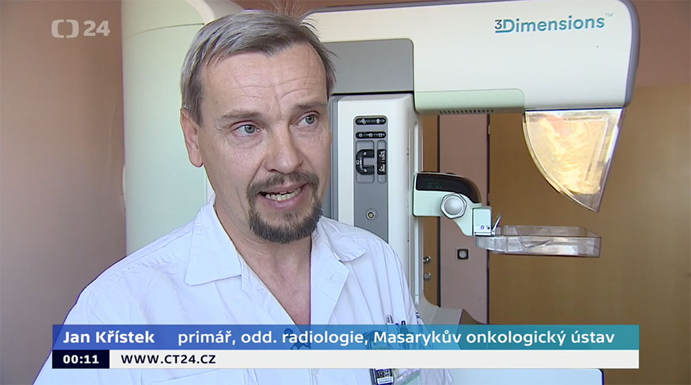 5. 12. 2018: Onkologové v Brně mají nový mamograf. „Rozsvítí“ nádor a přesněji jej identifikuje