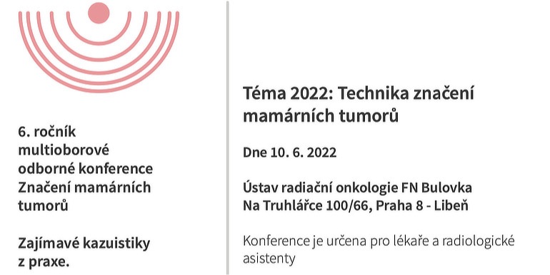 Technika značení mamárních tumorů (Praha, 10. 6. 2022)